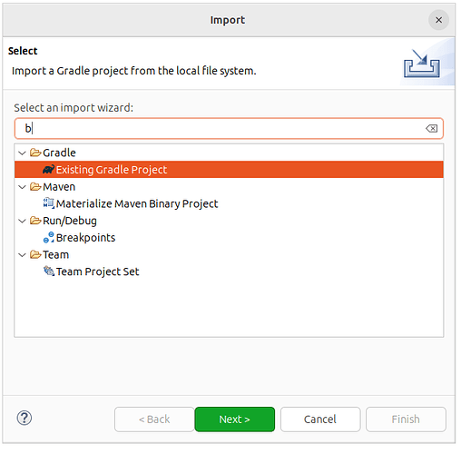 import dialog
